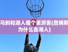 马刺和湖人哪个更厉害(詹姆斯为什么去湖人)