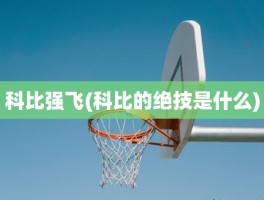 科比强飞(科比的绝技是什么)