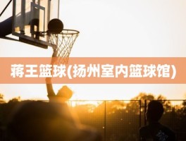 蒋王篮球(扬州室内篮球馆)