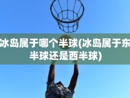 冰岛属于哪个半球(冰岛属于东半球还是西半球)