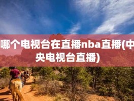 哪个电视台在直播nba直播(中央电视台直播)