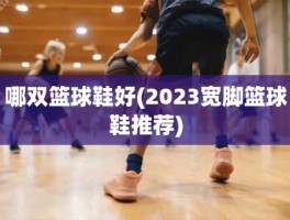 哪双篮球鞋好(2023宽脚篮球鞋推荐)