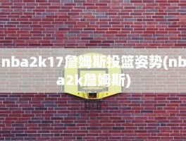 nba2k17詹姆斯投篮姿势(nba2k詹姆斯)