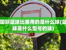 国际篮球比赛用的是什么球(篮球是什么型号的球)