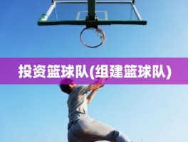 投资篮球队(组建篮球队)