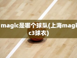 magic是哪个球队(上海magic3球衣)