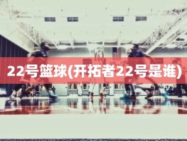 22号篮球(开拓者22号是谁)