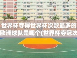 世界杯夺得世界杯次数最多的欧洲球队是哪个(世界杯夺冠次数最多的球队)