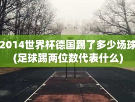 2014世界杯德国踢了多少场球(足球踢两位数代表什么)