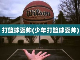 打篮球耍帅(少年打篮球耍帅)