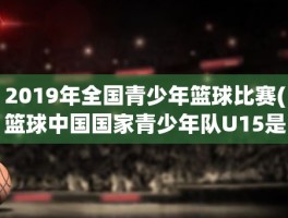 2019年全国青少年篮球比赛(篮球中国国家青少年队U15是什么意思)