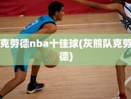 克劳德nba十佳球(灰熊队克劳德)