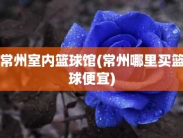 常州室内篮球馆(常州哪里买篮球便宜)