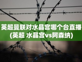 英超曼联对水晶宫哪个台直播(英超 水晶宫vs阿森纳)