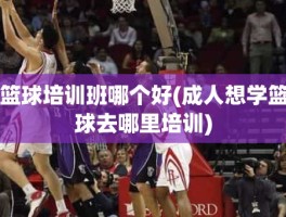 篮球培训班哪个好(成人想学篮球去哪里培训)