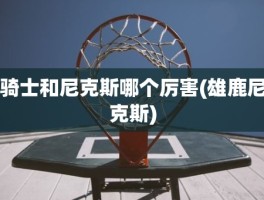 骑士和尼克斯哪个厉害(雄鹿尼克斯)