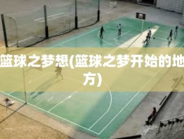 篮球之梦想(篮球之梦开始的地方)