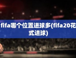fifa哪个位置进球多(fifa20花式进球)