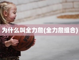 为什么叫全力詹(全力詹组合)