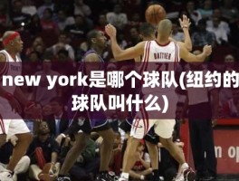 new york是哪个球队(纽约的球队叫什么)