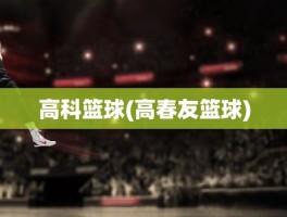 高科篮球(高春友篮球)