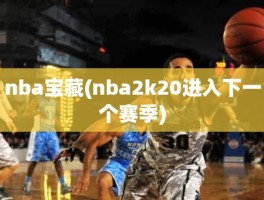 nba宝藏(nba2k20进入下一个赛季)