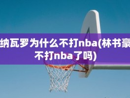 纳瓦罗为什么不打nba(林书豪不打nba了吗)