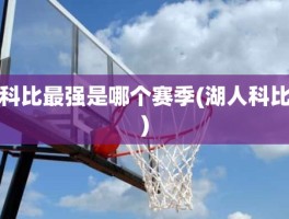 科比最强是哪个赛季(湖人科比)