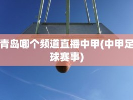 青岛哪个频道直播中甲(中甲足球赛事)