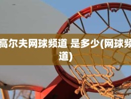 高尔夫网球频道 是多少(网球频道)