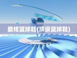 最炫篮球鞋(顶级篮球鞋)