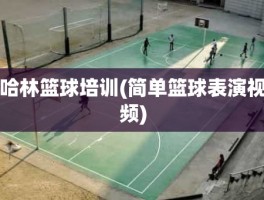 哈林篮球培训(简单篮球表演视频)