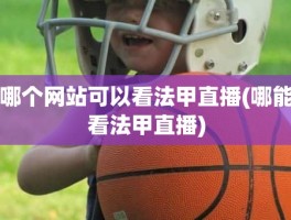 哪个网站可以看法甲直播(哪能看法甲直播)