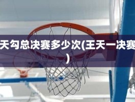 天勾总决赛多少次(王天一决赛)