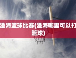 澄海篮球比赛(澄海哪里可以打篮球)