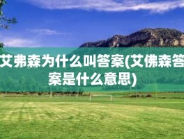 艾弗森为什么叫答案(艾佛森答案是什么意思)