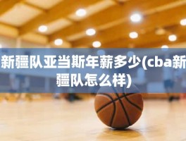 新疆队亚当斯年薪多少(cba新疆队怎么样)
