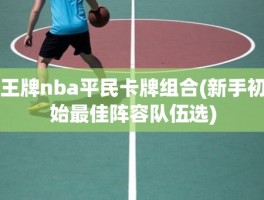 王牌nba平民卡牌组合(新手初始最佳阵容队伍选)