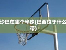 沙巴在哪个半球(巴西位于什么带)