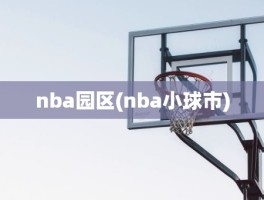 nba园区(nba小球市)