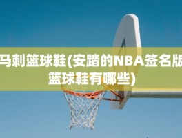 马刺篮球鞋(安踏的NBA签名版篮球鞋有哪些)