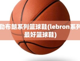 勒布朗系列篮球鞋(lebron系列最好篮球鞋)
