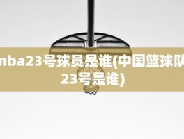 nba23号球员是谁(中国篮球队23号是谁)