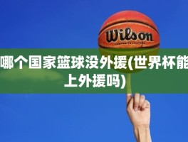 哪个国家篮球没外援(世界杯能上外援吗)