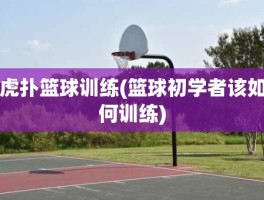 虎扑篮球训练(篮球初学者该如何训练)