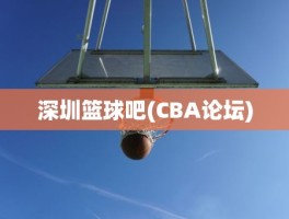 深圳篮球吧(CBA论坛)