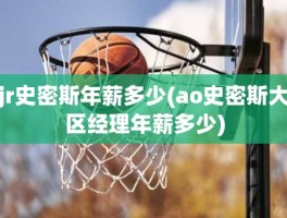 jr史密斯年薪多少(ao史密斯大区经理年薪多少)