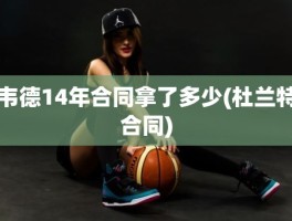 韦德14年合同拿了多少(杜兰特合同)