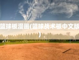 篮球板漫画(篮球战术板中文版)