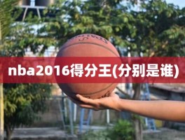 nba2016得分王(分别是谁)